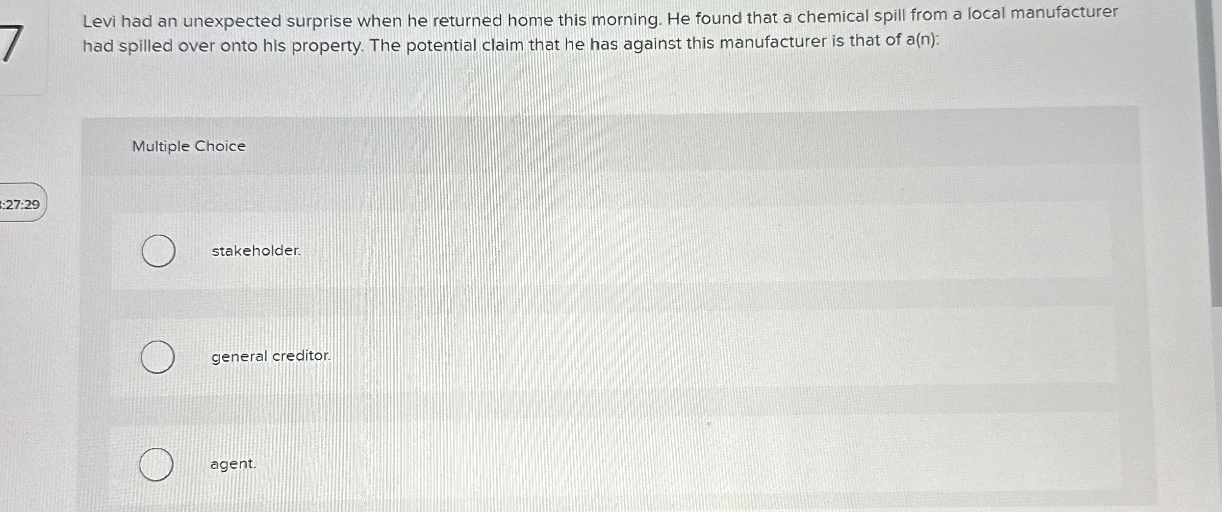  7 Levi had an unexpected surprise when he returned home this