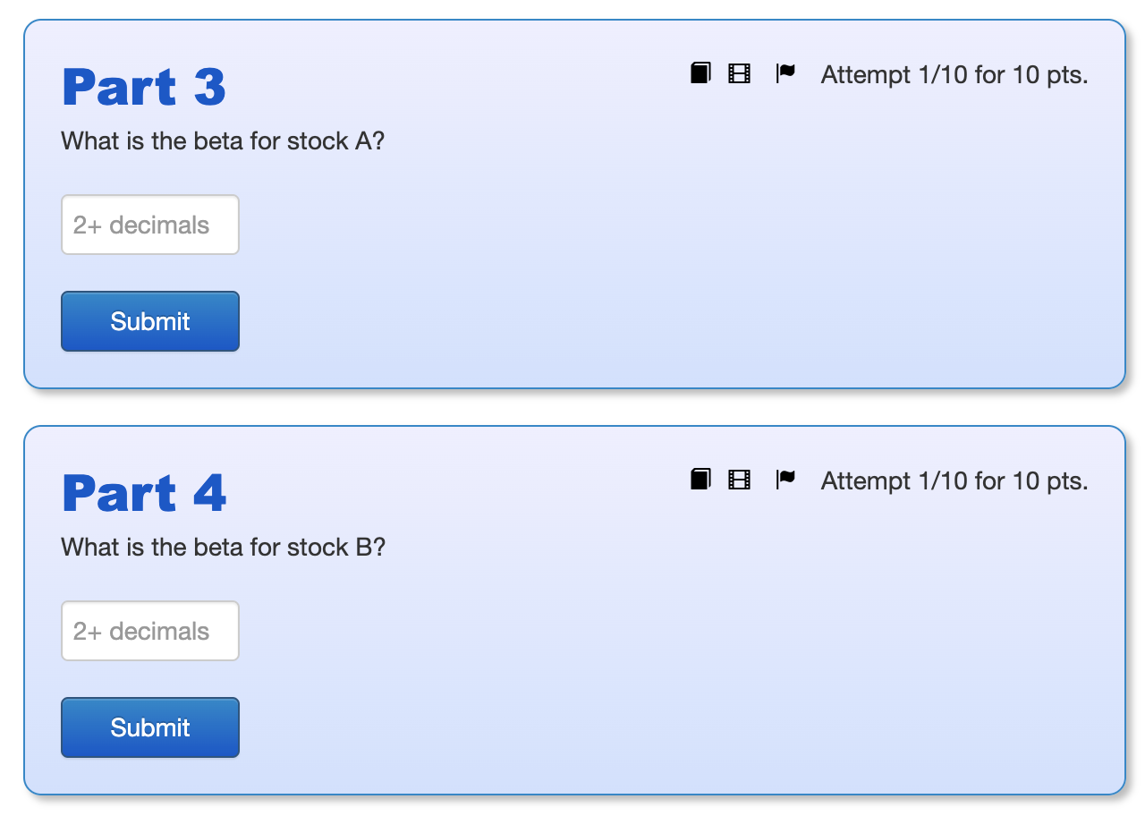 given different states of the economy: State (s) Probability E(rA,s) E(rB,s) Recession