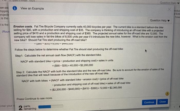6 (4 complete) HW Score: 41.67%, 2.5 of 6 pt. EP10-1 (similar