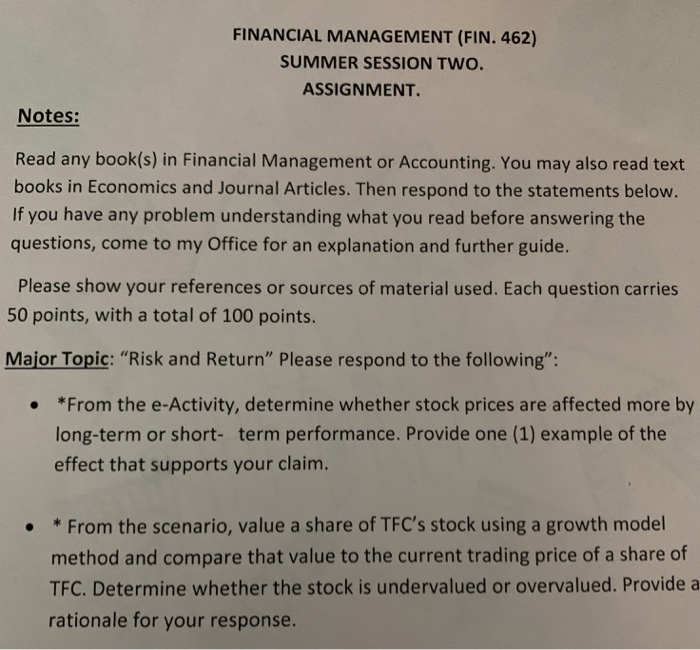 Please provide a 3-4 page paper while citing your sources. The