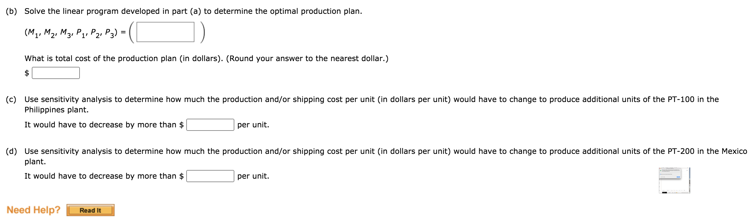 contract with a large electronics manufacturer to produce three models of lithium-ion