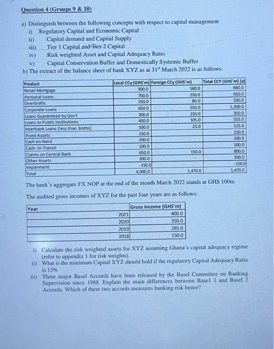 what is the answer to this? a) Distinguish between the following concepts