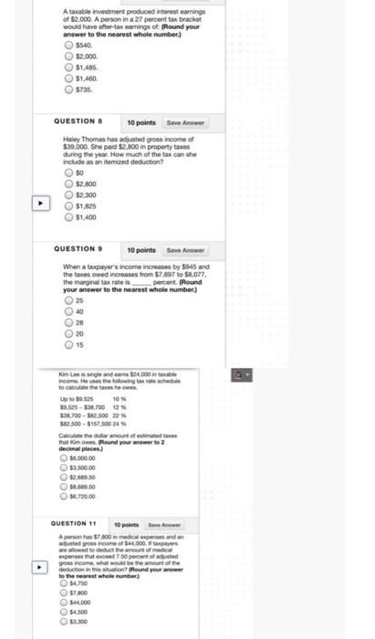 earns $51,000 in taxable income. He uses the following tax rate schedule