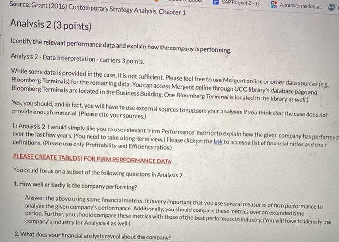 Data interpretation of IBM using following data Source: Grant (2016) Contemporary Strategy