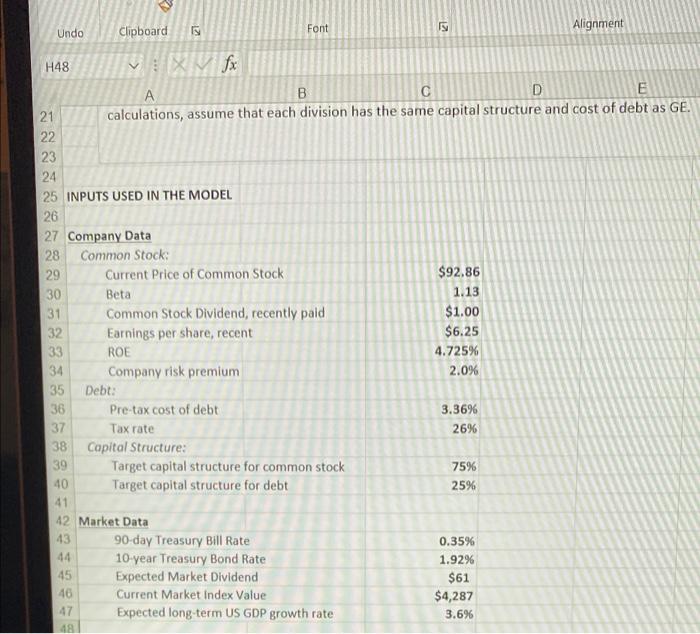  Font Clipboard Alignment 2 Undo H48 VVfx A B C D