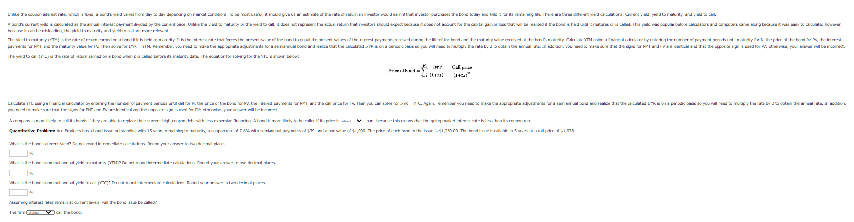 Hi, I really need help with the Qualitative problems and the very