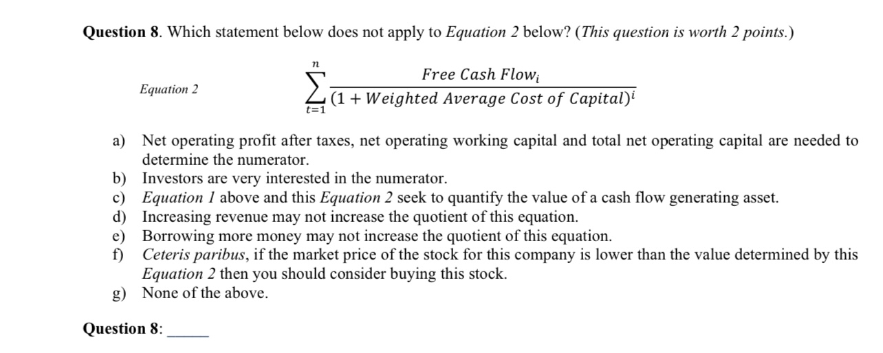 specific with respect to different parts of business, including some finance specific