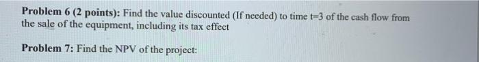 following information: XYZ inc. considers an investment project that requires $200,000 in