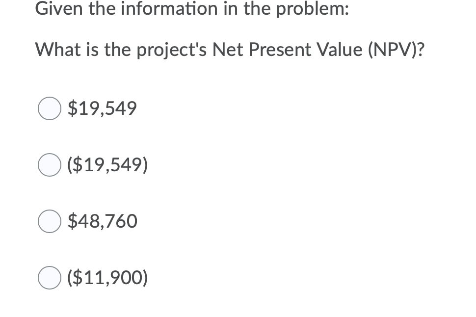 cash flow for year 3? (Not the operating cash flow.) $60,000 $19,240