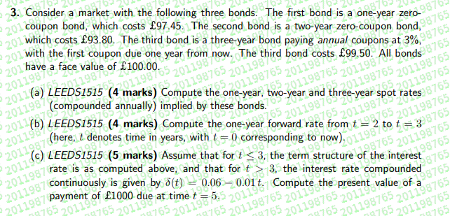 please answer (a)(b)(c) step by step! 3. Consider a market with