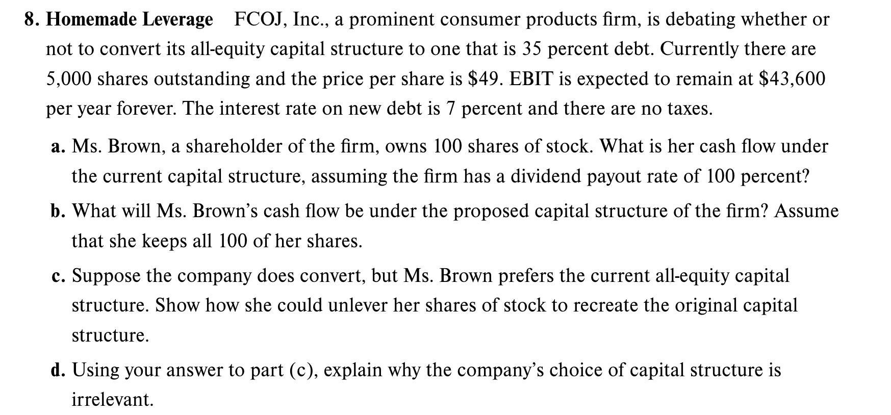 PLEASE HELP WITH a,b,c,d please show work for each part thank