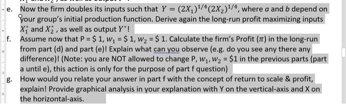  just help with the highlighted part, thank you. e. Now the