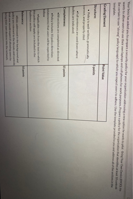  this a example Your boss has asked you to prepare a