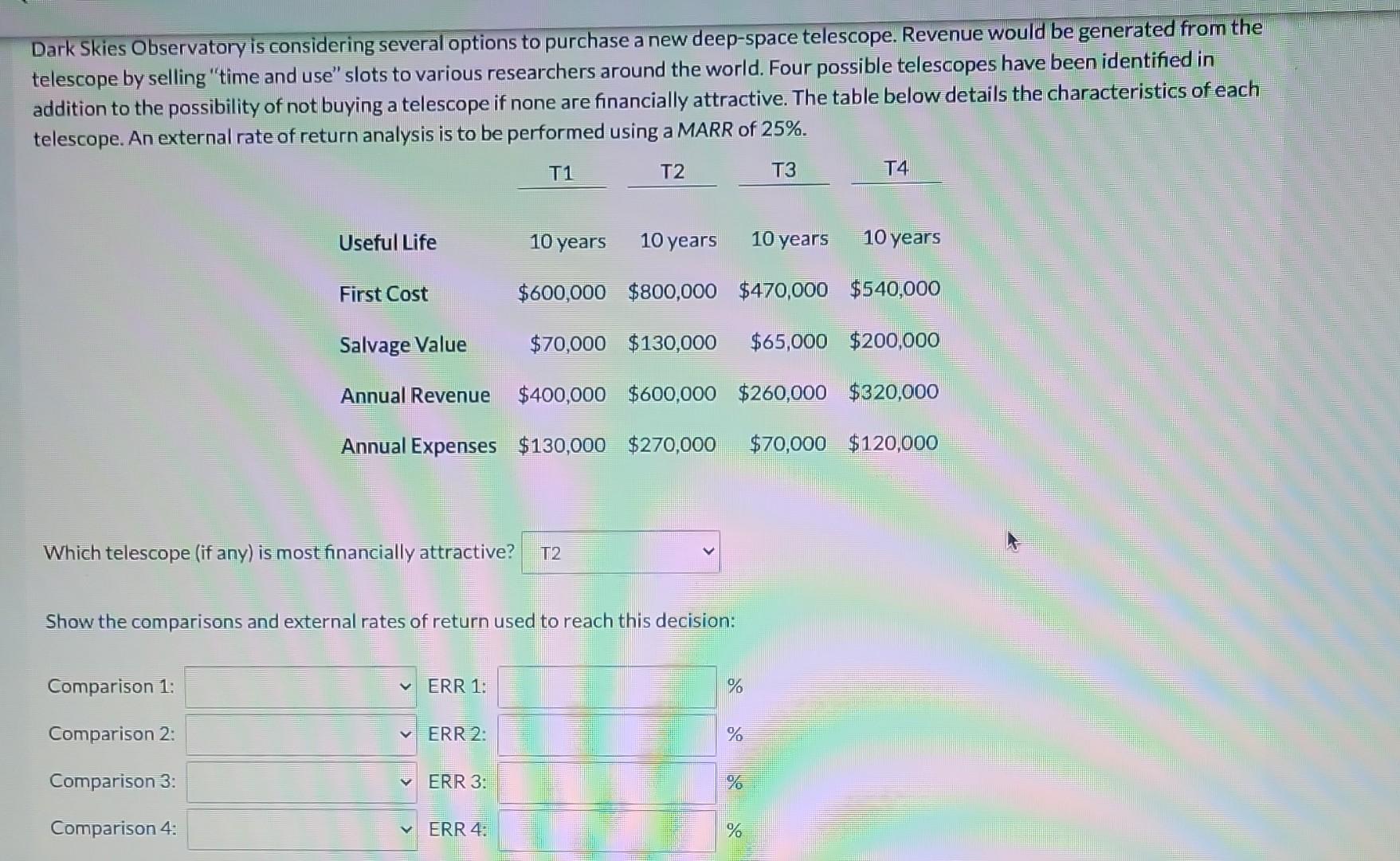  please do not use excel and show all your work. Dark