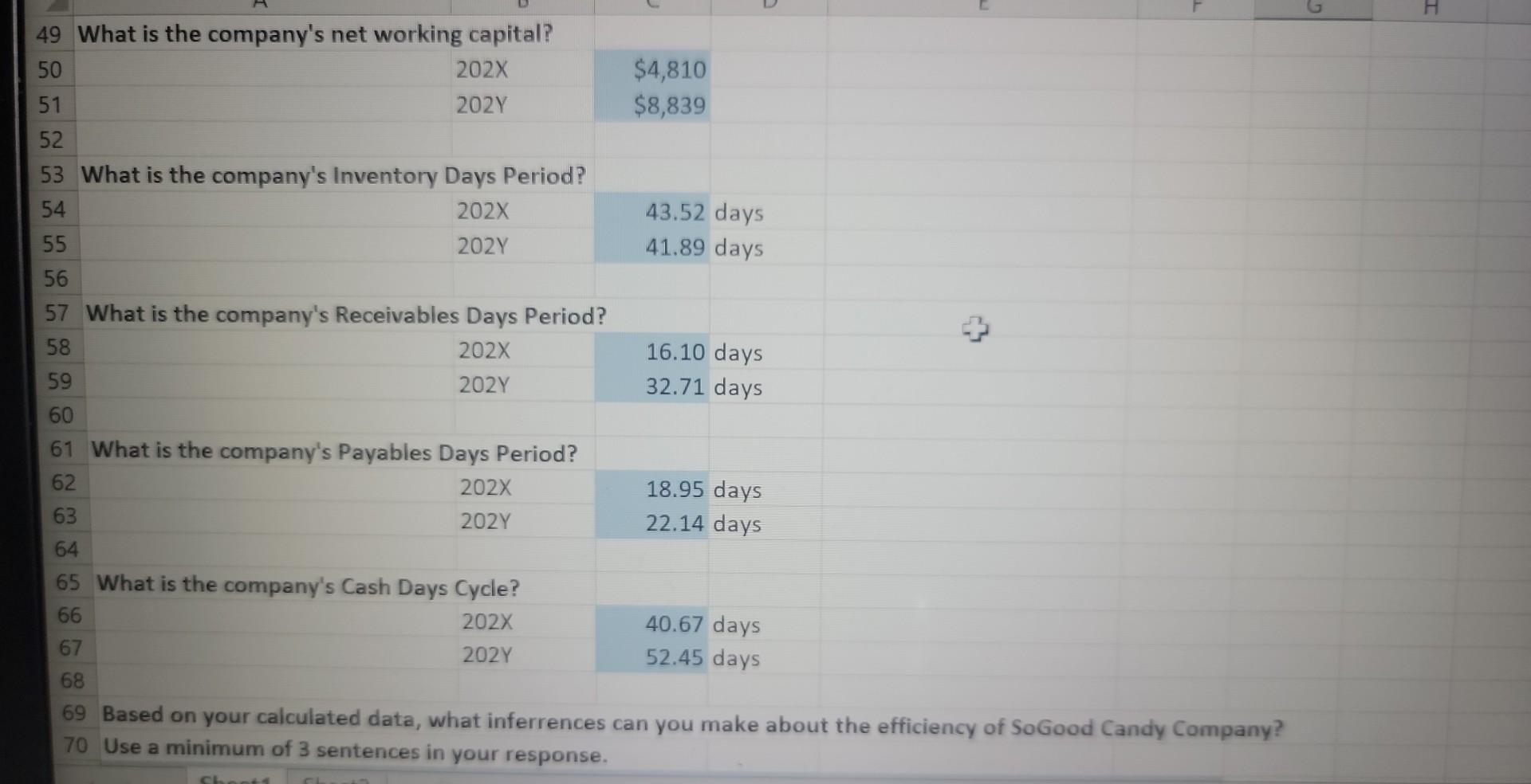  Based on information, please answer question: what inferences can you make