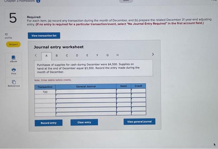 has the following balances at the end of November: The following information