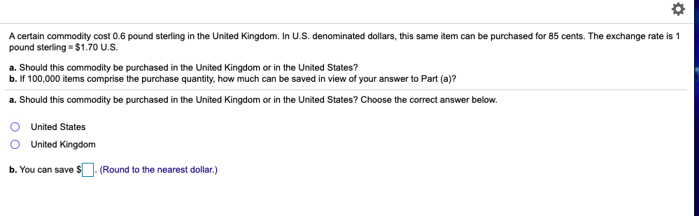  Just need the answer to compare it Thanks for your help!