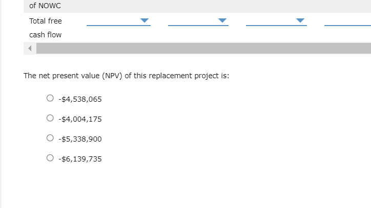 replacement project At times firms will need to decide if they want