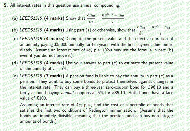  please answer (a)(b)(c)(d)(e) step by step! 5. this question use use