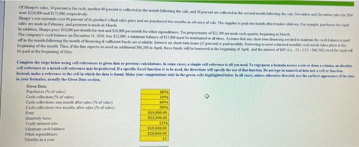 please help with the green boxes O sharpe's les 10 percent in