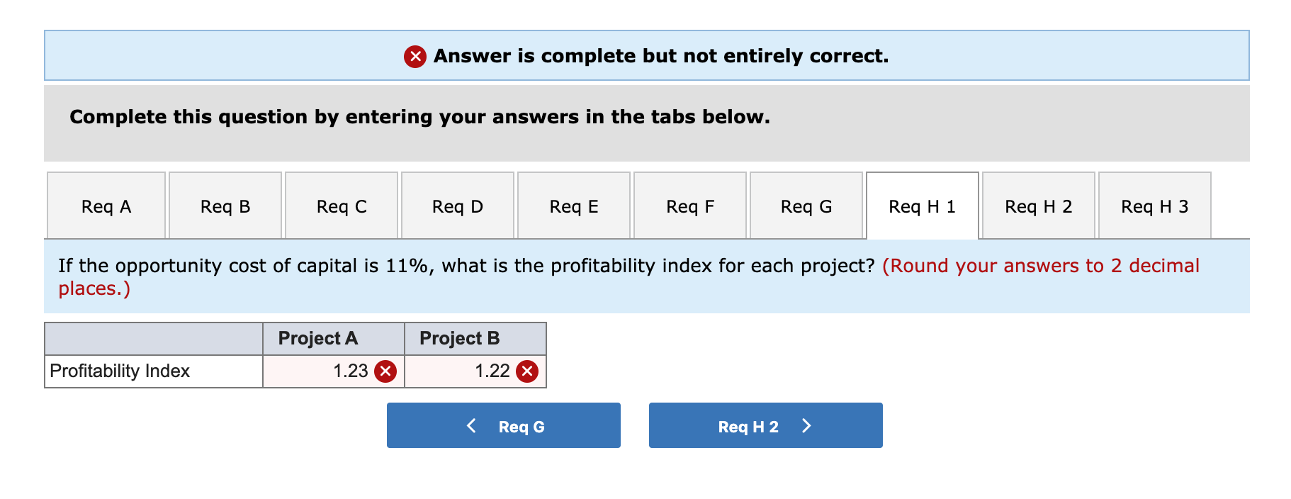 flows o o Project A Project B -$200 -$200 80 100 80