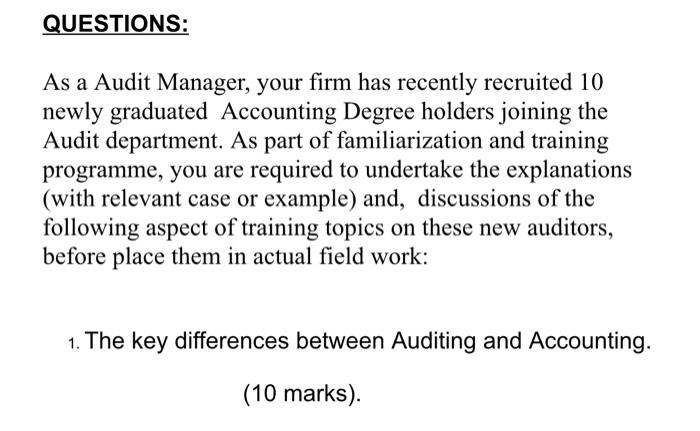 Please answer question 1. Answer must be one page long. Thank you