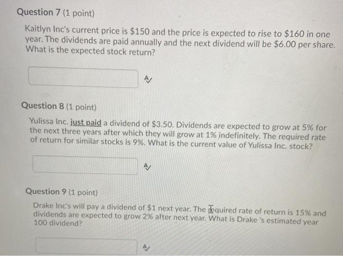  do all three for thumbs up please! thank you. Question 7