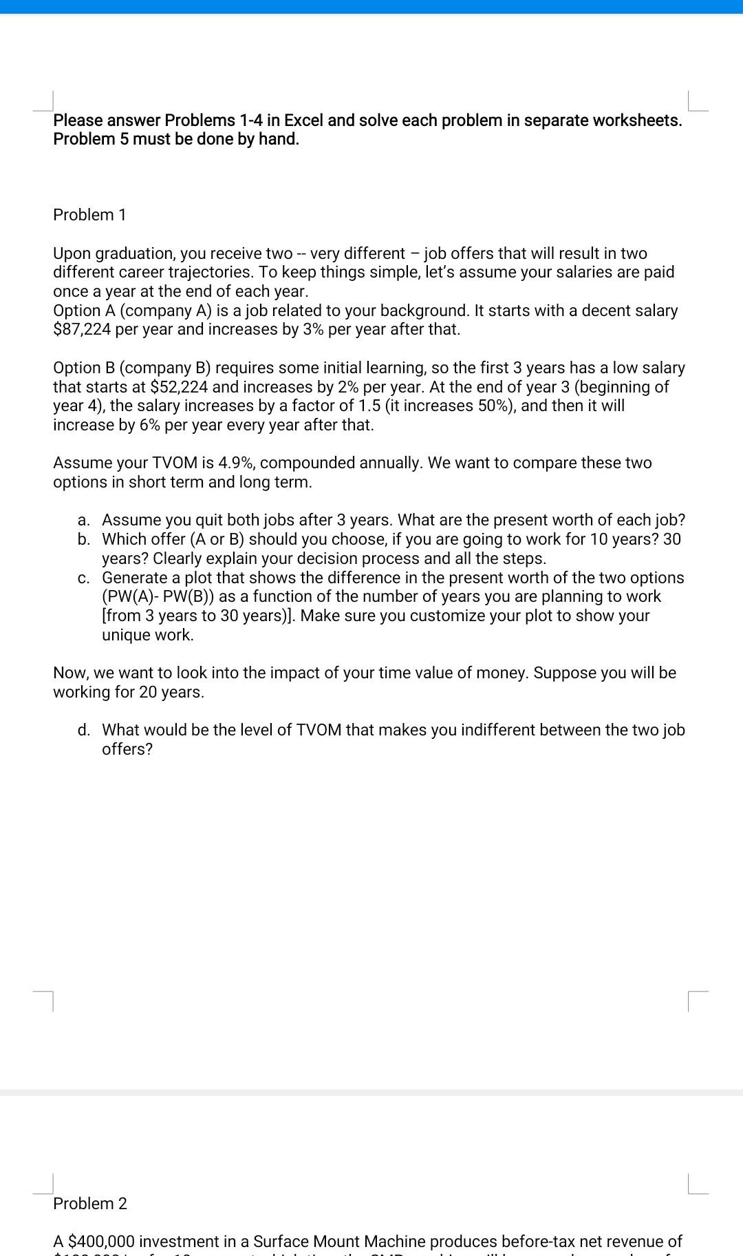  please do it in 10 minutes will upvote Please answer Problems