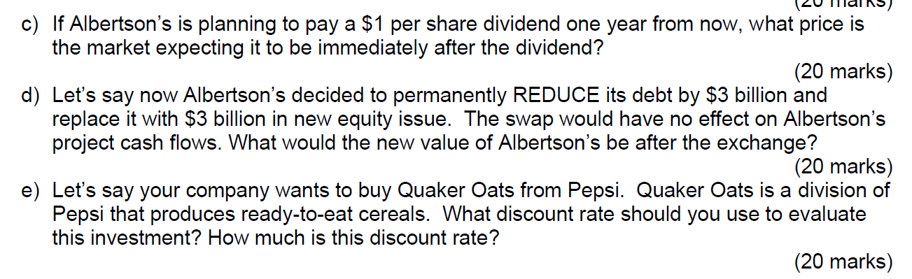 Stock Value Price Kellogg 0.7 0.4 40% 60% $14 $33 Ready-to-eat cereals