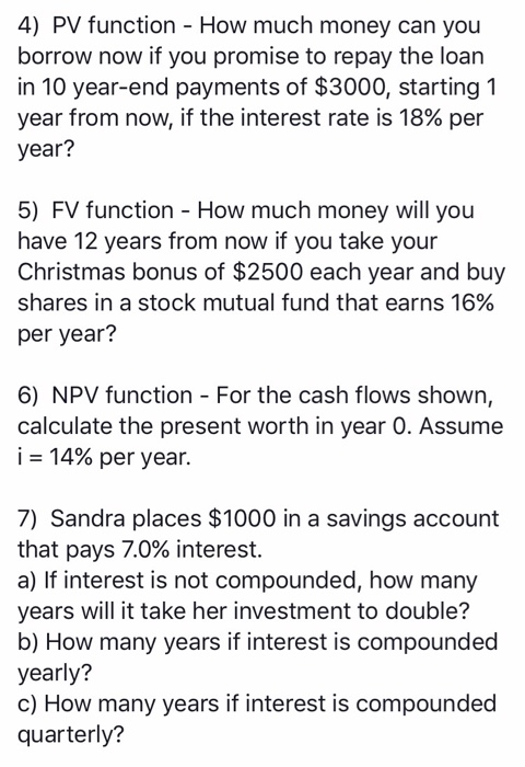 Problem Statement: Solve the following problems manually and then check your answers