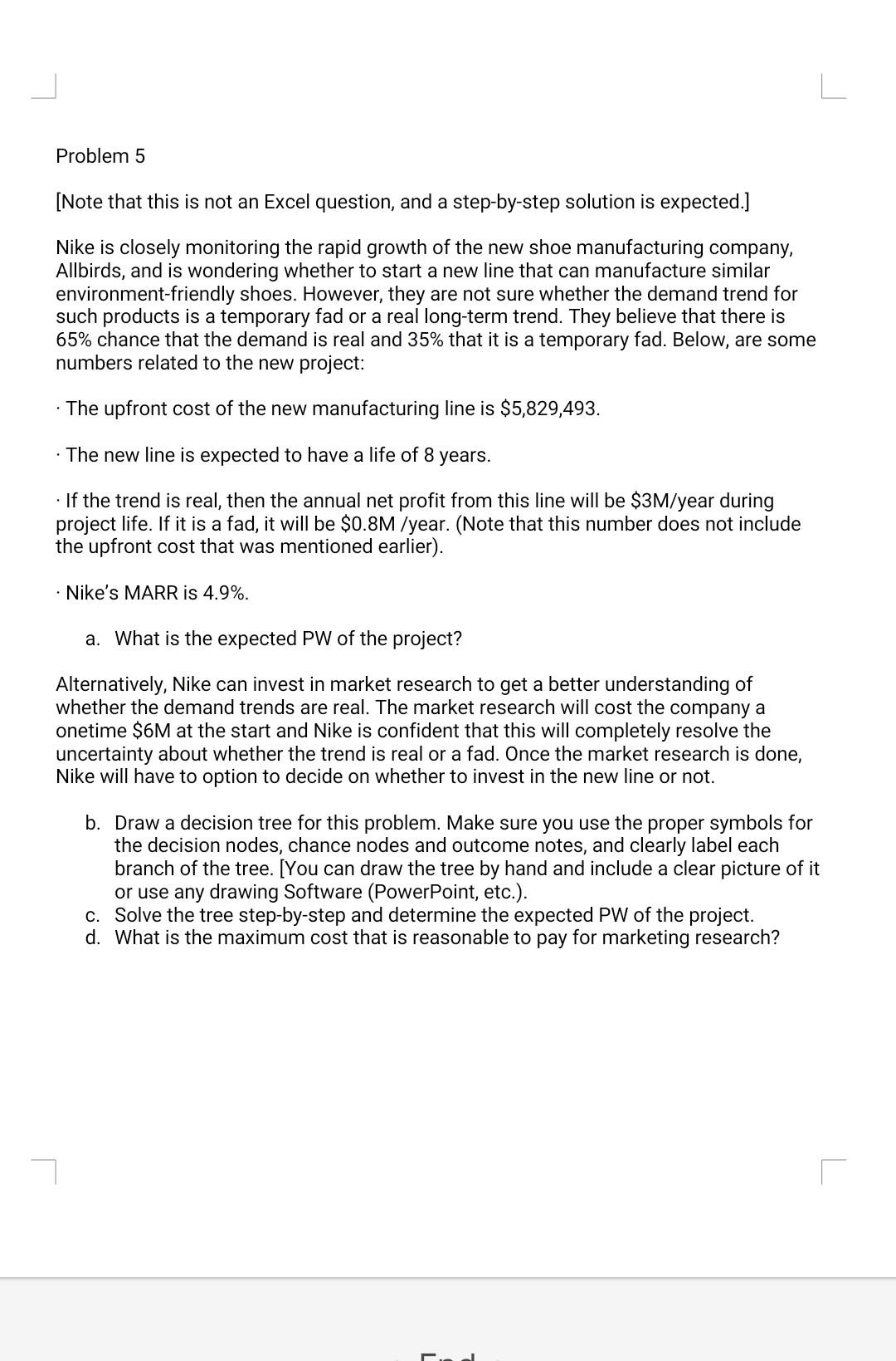 please do it in 10 minutes will upvote Problem 5 [Note