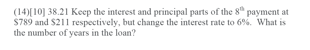 with level annual payments based on an annual effective interest rate of