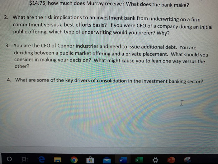 number 3 please $14.75, how much does Murray receive? What does the