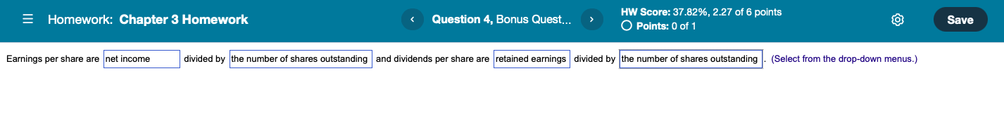 please answer the fields correctly = Homework: Chapter 3 Homework Question 4,