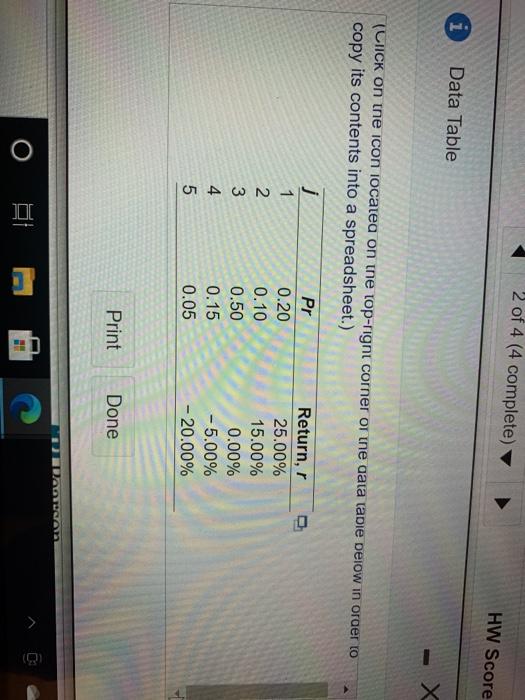 of variation An asset is currently being considered by Perth Industries. Th