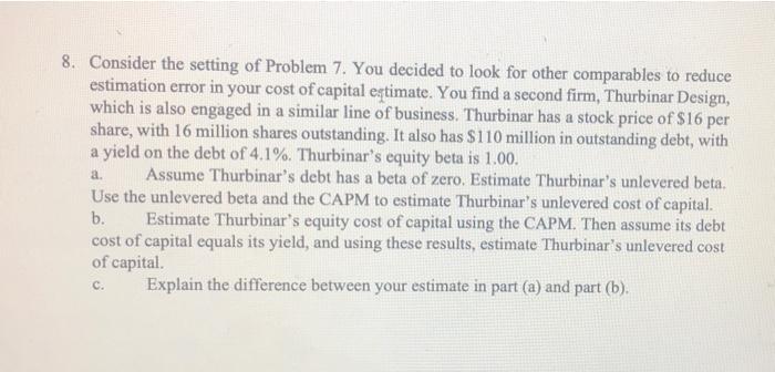 please solve the ex 8 in the photo! information from ex 7