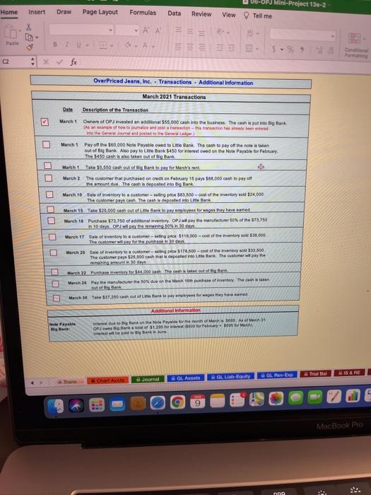  Home Insert Draw Page Layout Formulas Data Review UB-OPJ Mini-Project 13e-2