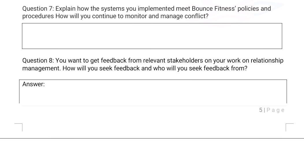 need both Question 7: Explain how the systems you implemented meet
