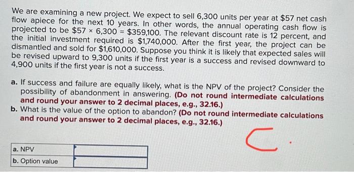 with the product, there is only a 65 percent chance of success.