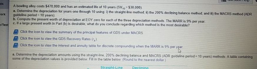 please help with a,b & c. thank you ts A bowling
