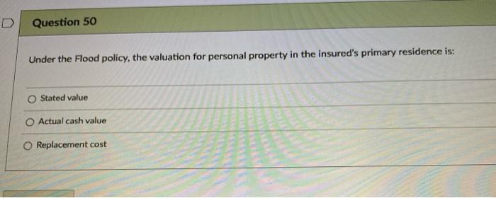 Additional living expense Foundation walls O Debris removal O Furnace and water