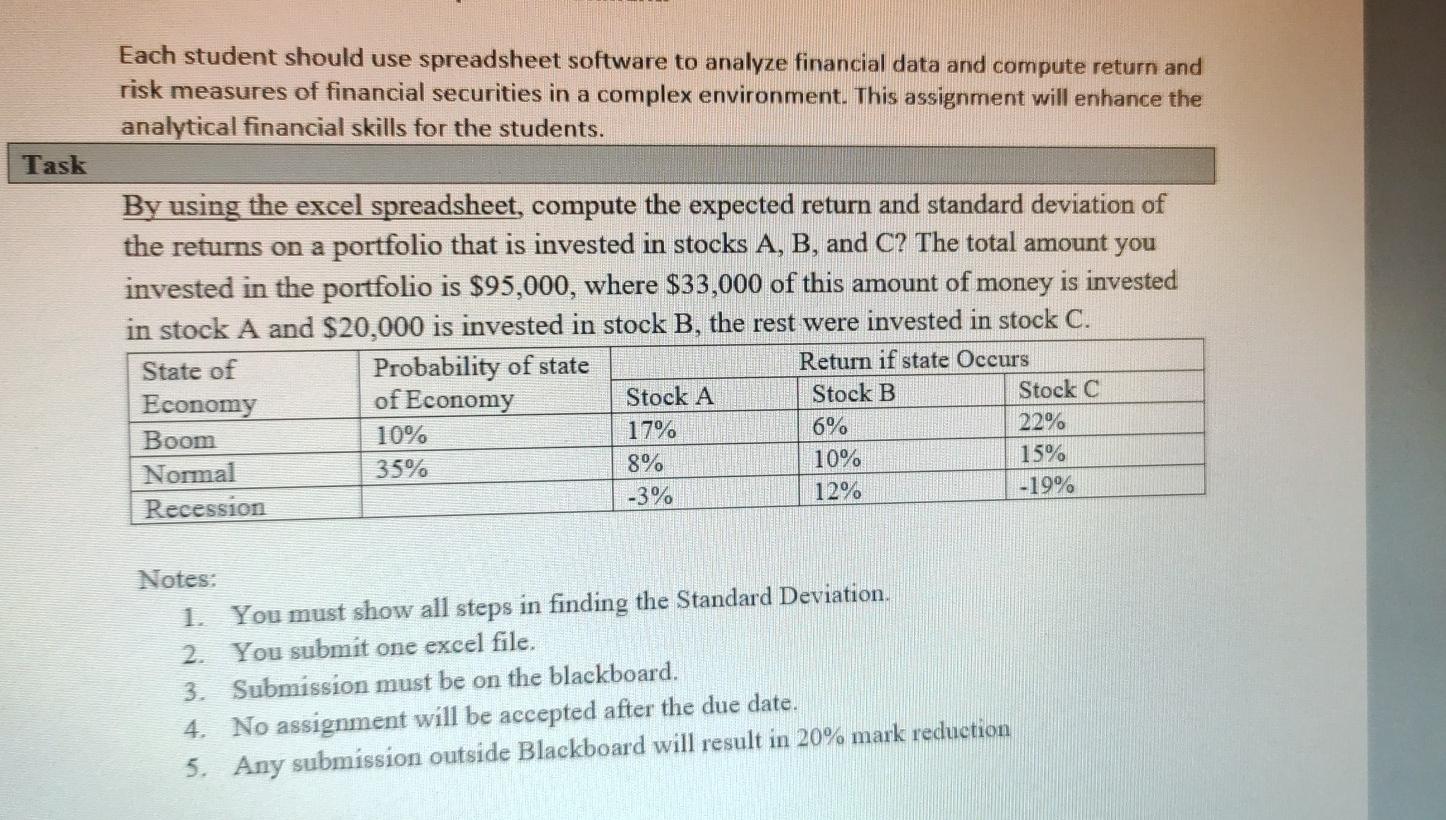  please follow the below pattern Step 1: Find the probability of