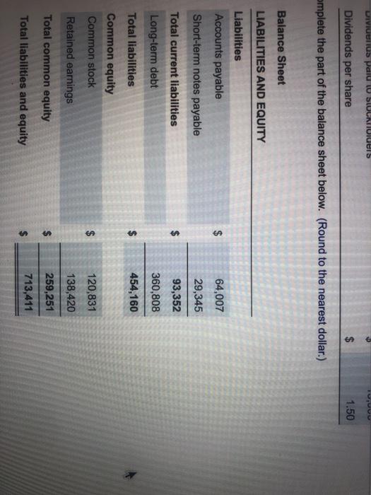 items in the popup window, What is the firm's not working capital