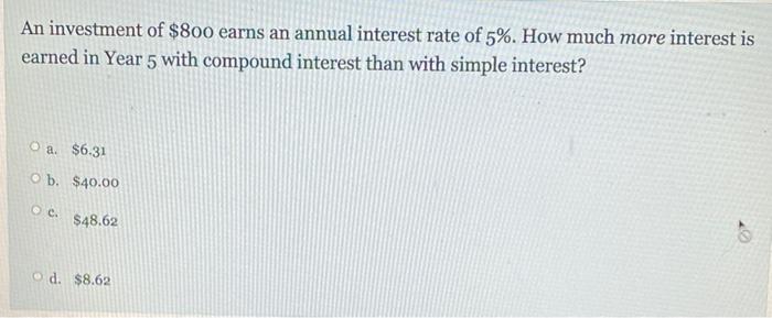 much will she have saved 8 years from now? O a. $39,864.20