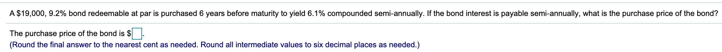 before maturity to yield 3.35% compounded semi-annually. If the bond is redeemable