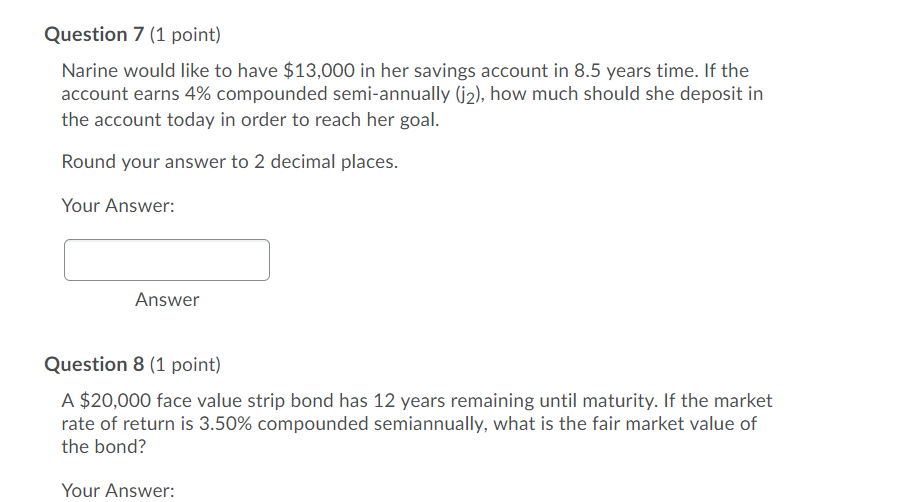 Please I need help with these question :) Question 7 (1 point)