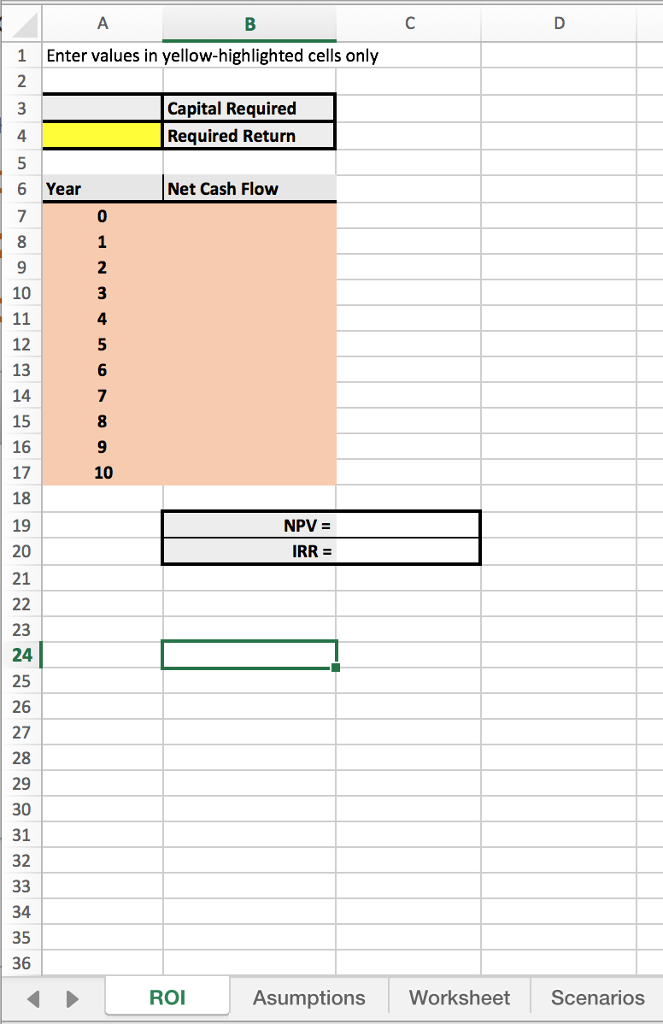 to plant some combination of corn and wheat on the land. She