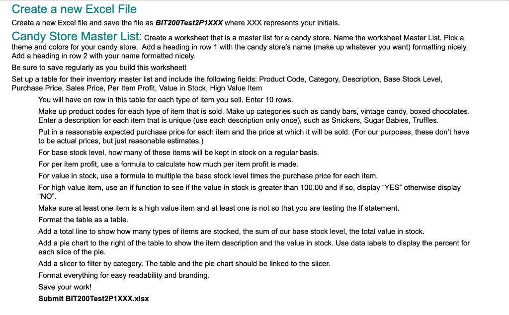  Create a new Excel File Create a new Excel file and