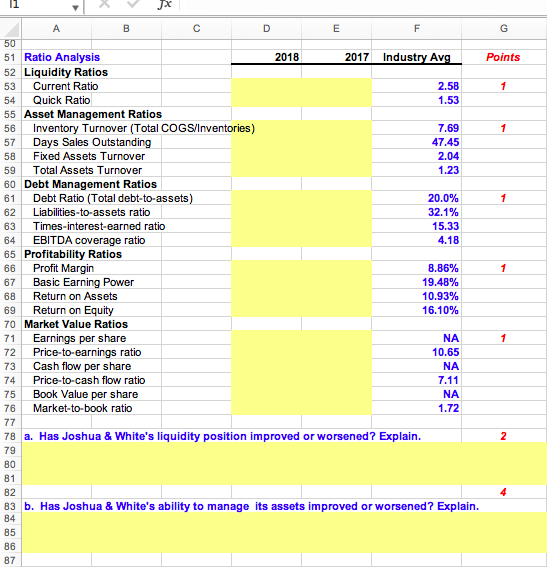 D E F 1 Student Due by 2 Chapter: 7 3 Problem: