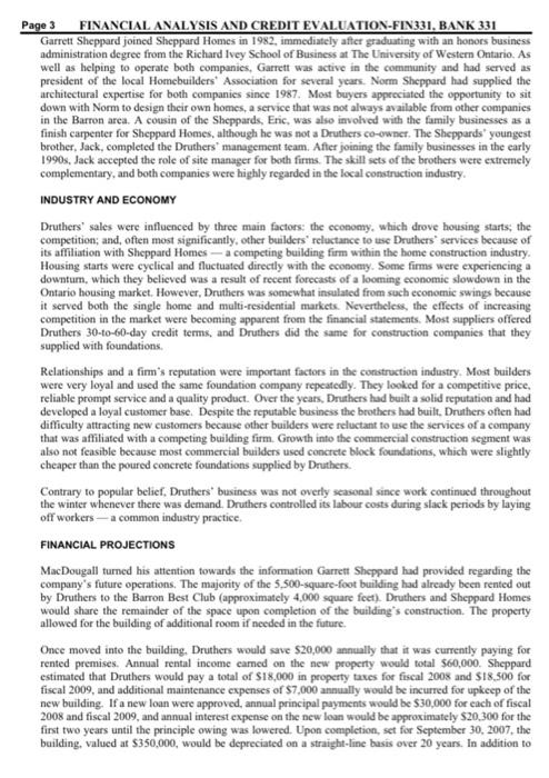 needed and decide on the type and term of the loan. 3.